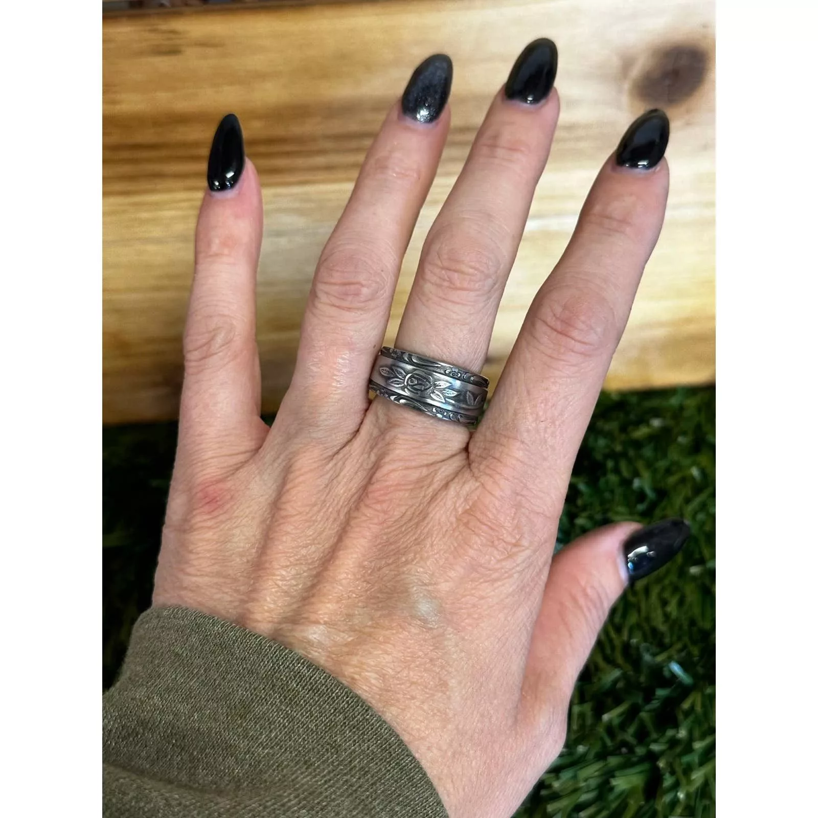Handmade Rings Handmade Ring size 7.5 Silver
