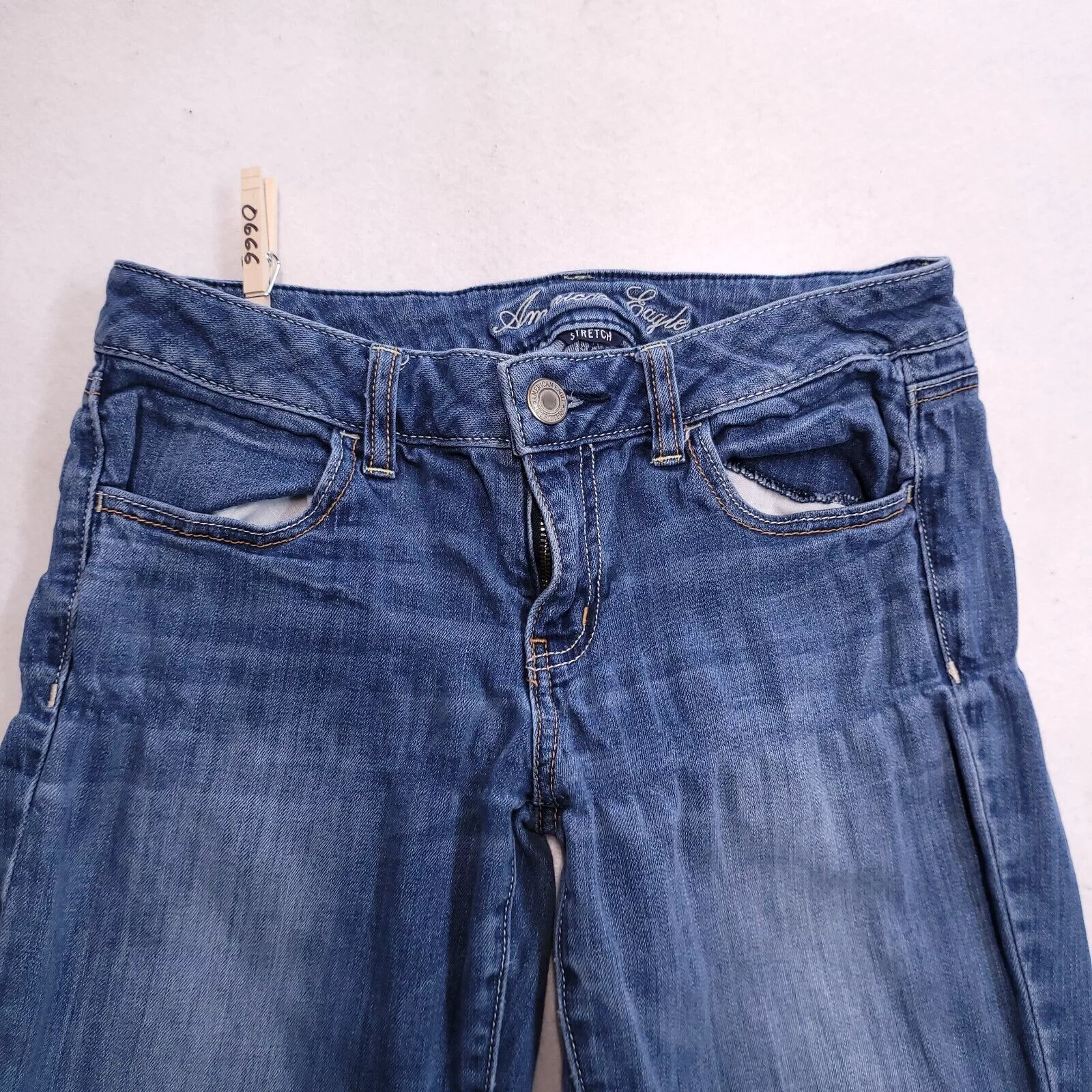 American Eagle Outfitters Jeans American Eagle Outfitters American Eagle Stretch Jegging Denim Jeans Women Size 6 Blue
