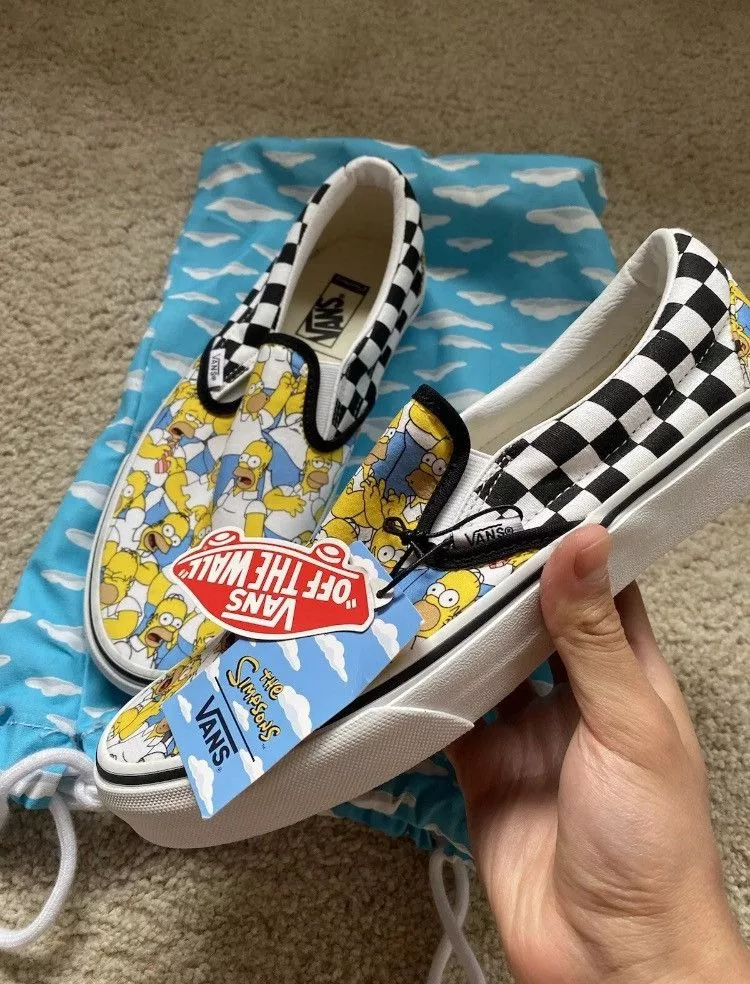 The Simpsons Low Top Sneakers The Simpsons × Vans Vans x simpsons slip ons Multi