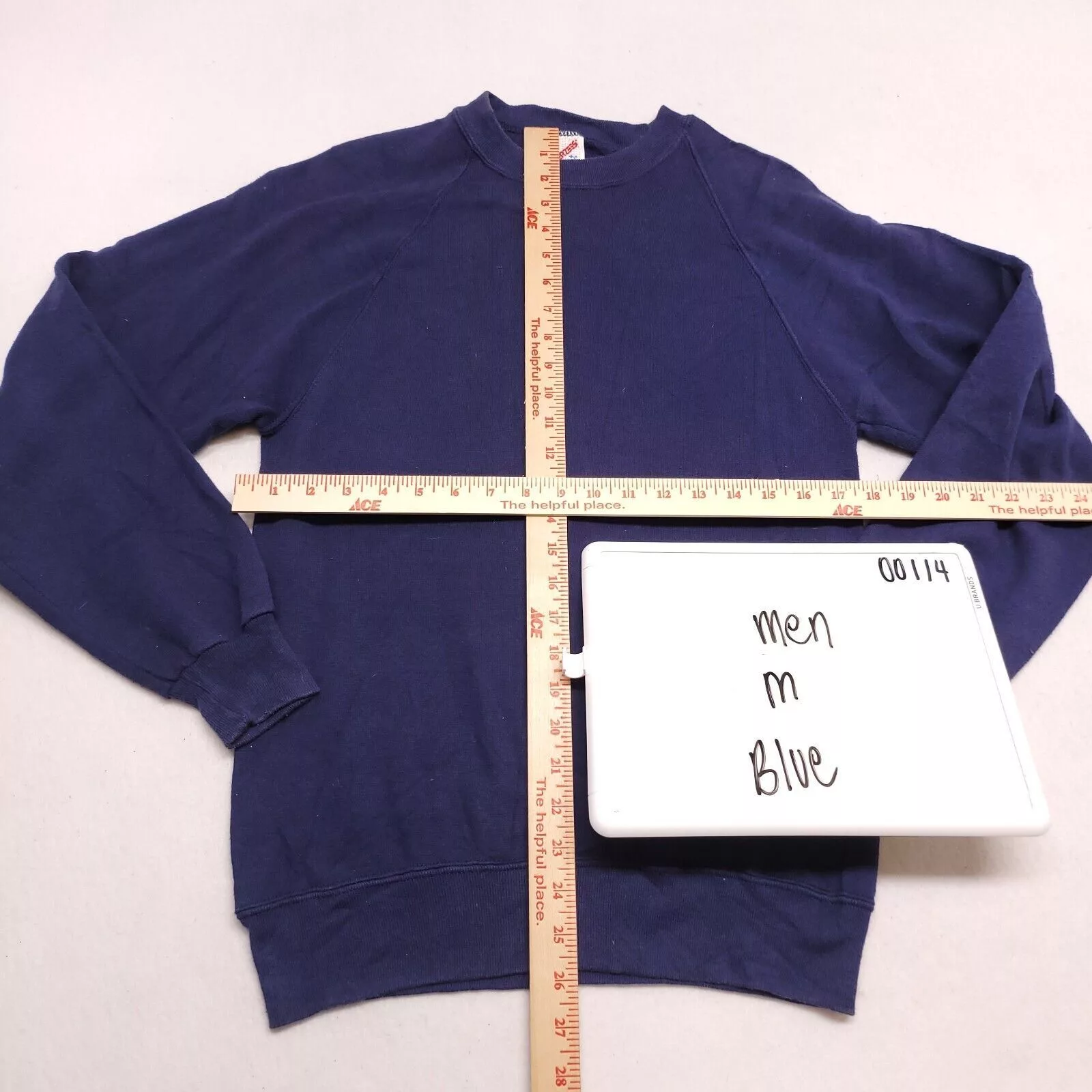 Jerzees Sweatshirts Hoodies Jerzees Casual Pullover Sweatshirt Mens Size Medium M Blue