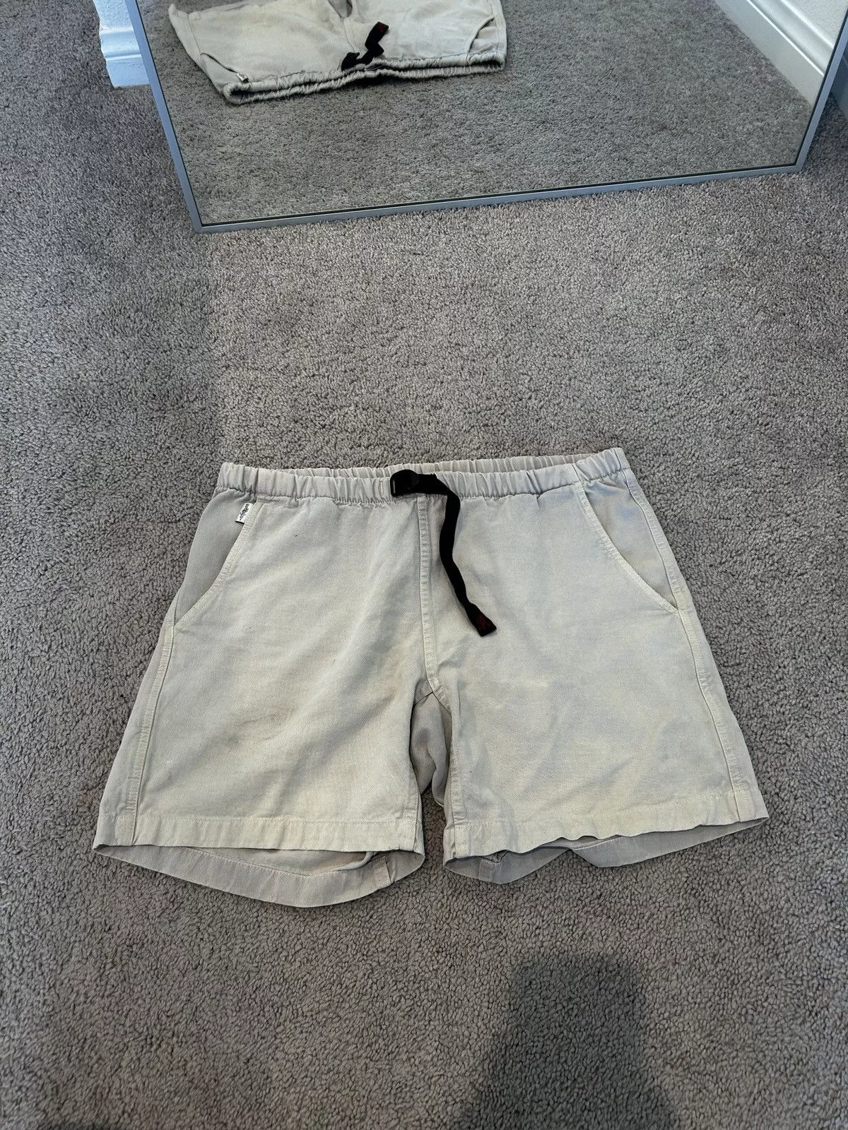 Vintage Shorts Strap shorts vintage White