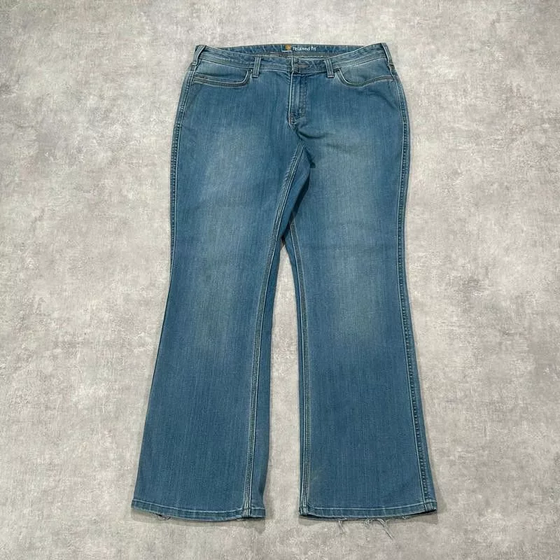 Carhartt Jeans Vintage Carhartt Denium Jeans Size 12 women’s Blue
