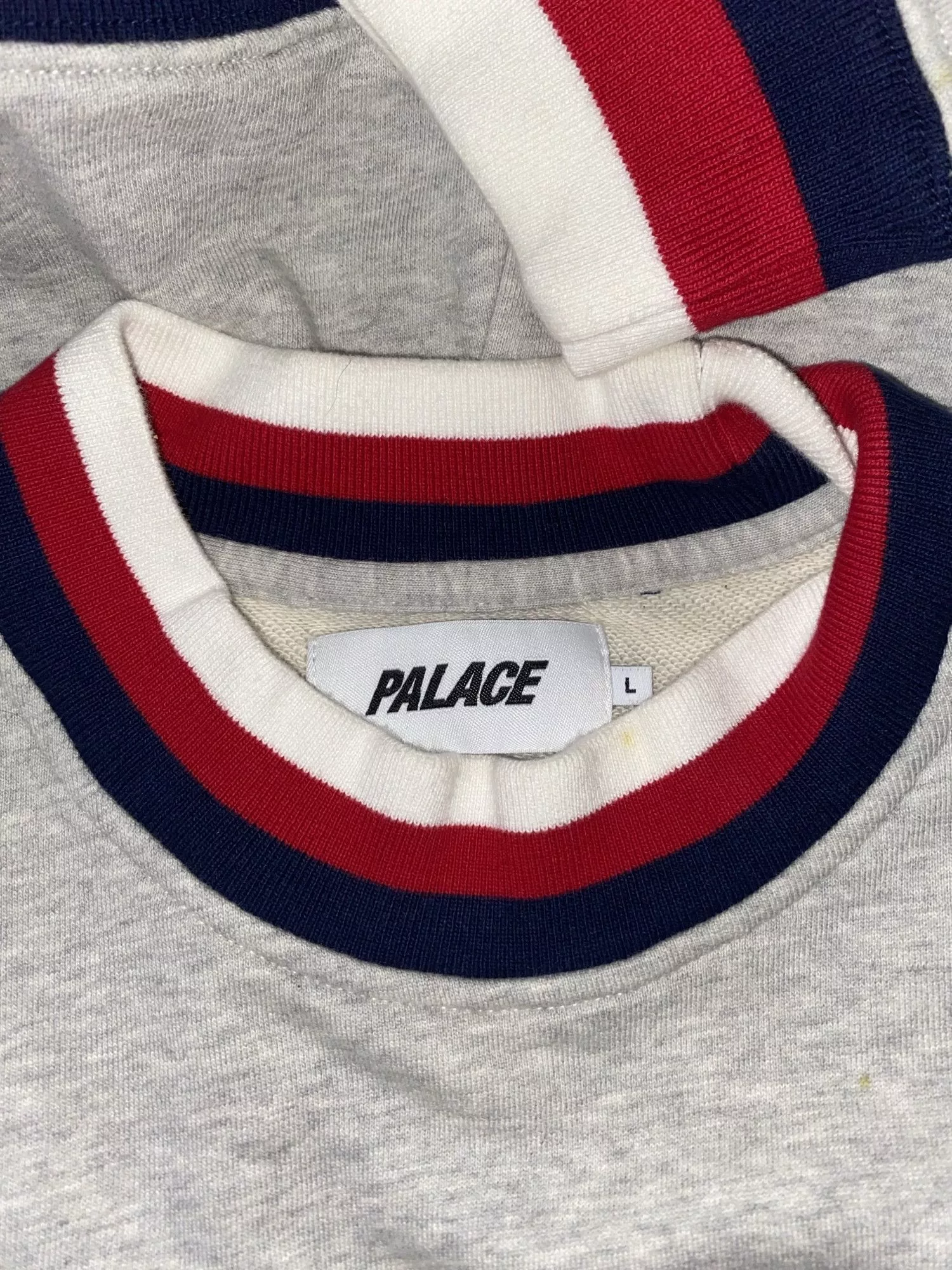 Palace Sweatshirts Hoodies Palace Grey Sweatshirt Gray