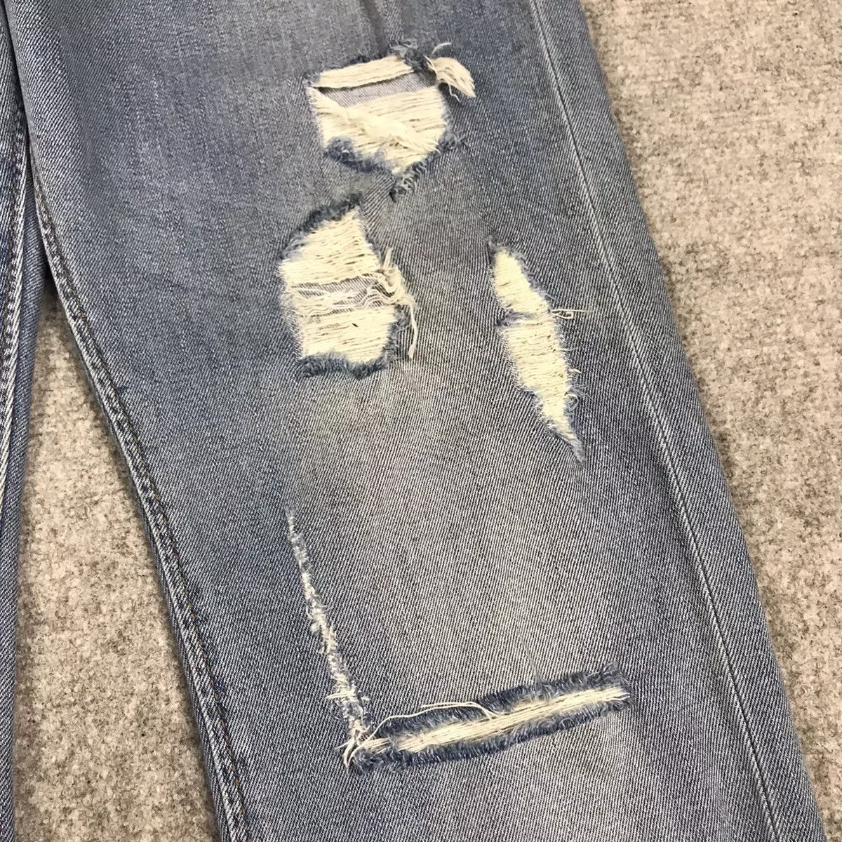 Diesel Denim SLIM DIESEL DISTRESSED JEANS PANTS Blue