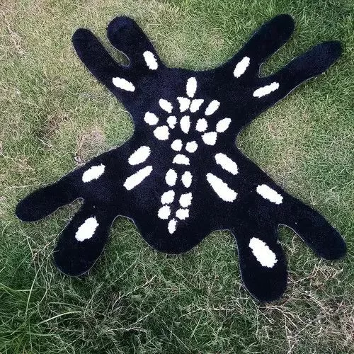 Other Miscellaneous Other Handmade 3D Spider Shaped Soft Rug Black