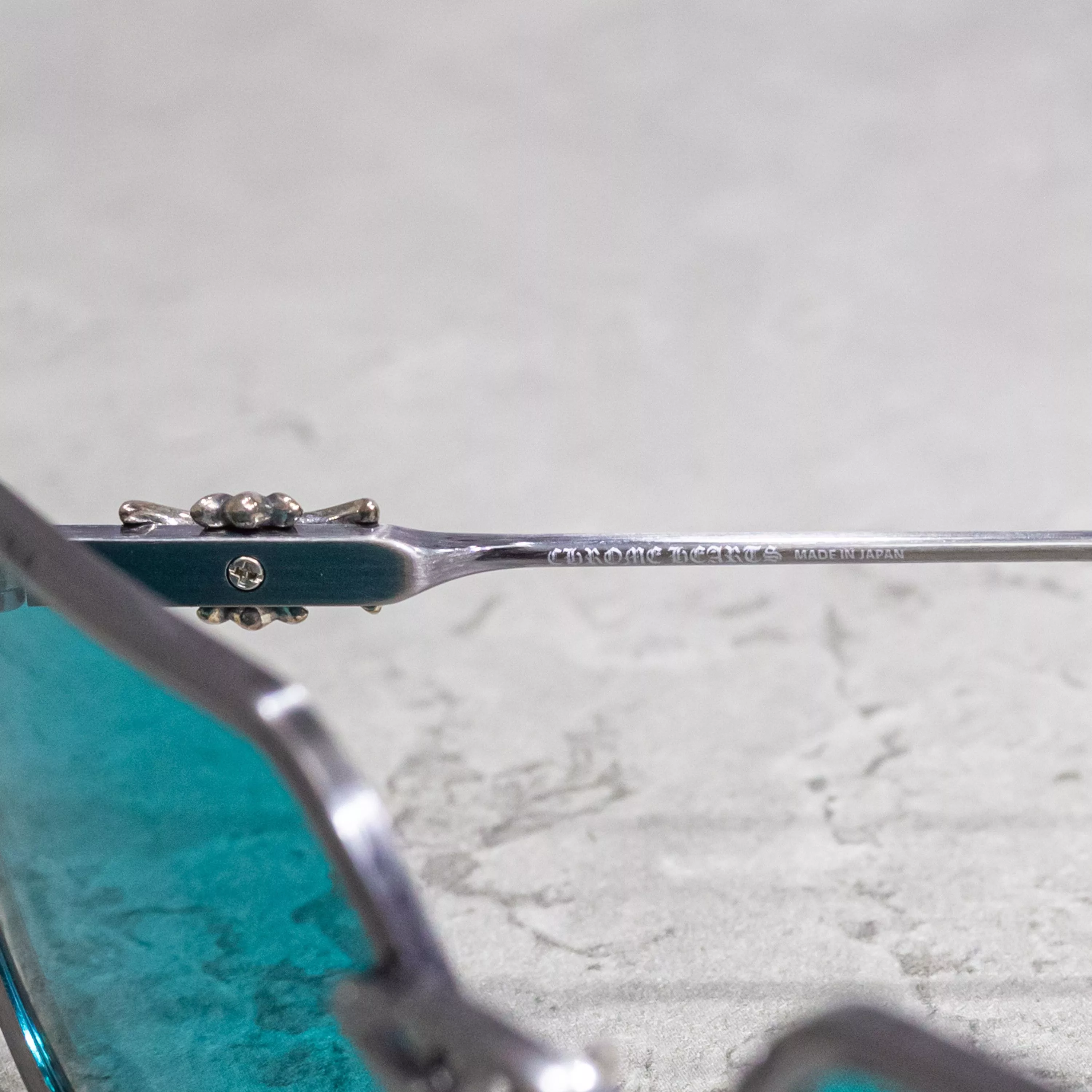 Chrome Hearts Sunglasses CHROME HEARTS DATASS PEWTER Silver