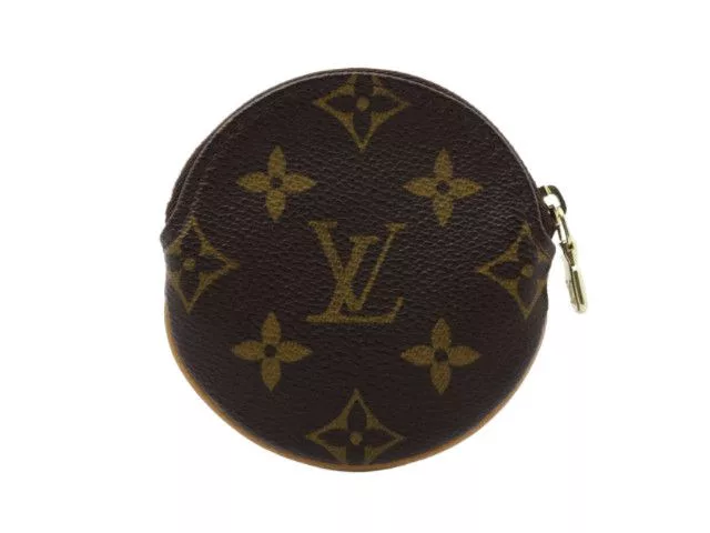 Louis Vuitton Wallets Louis Vuitton Monogram Canvas Brown Round Coin Purse