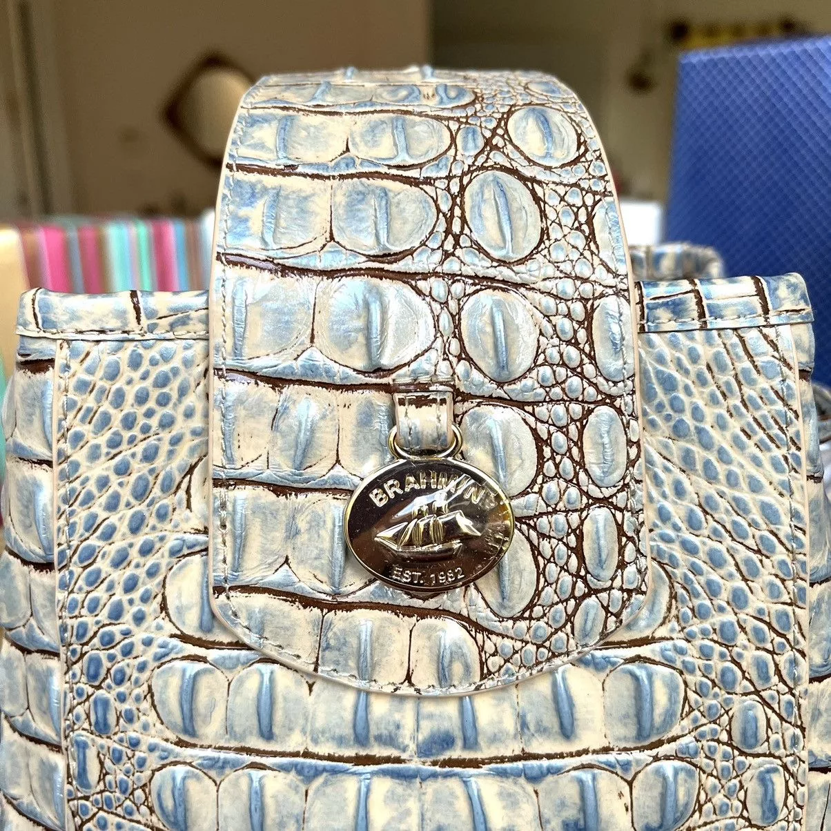 BRAHMIN Shoulder Bags BRAHMIN Allie Sling Bag Blue