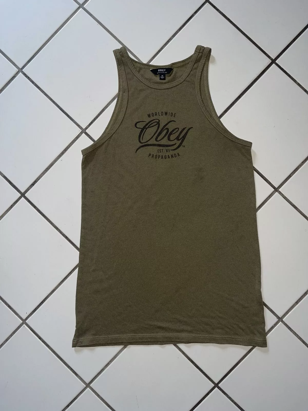 Obey Tank Tops Obey tank Green