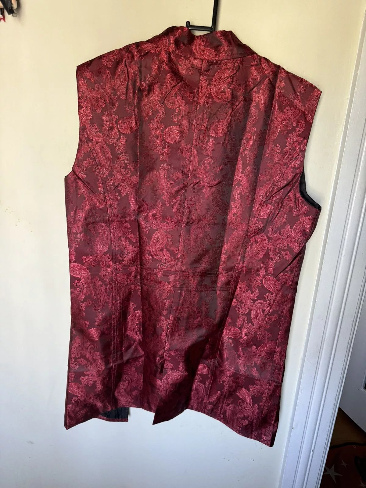Other Vests Other Red Brocade Vest gothic vampire