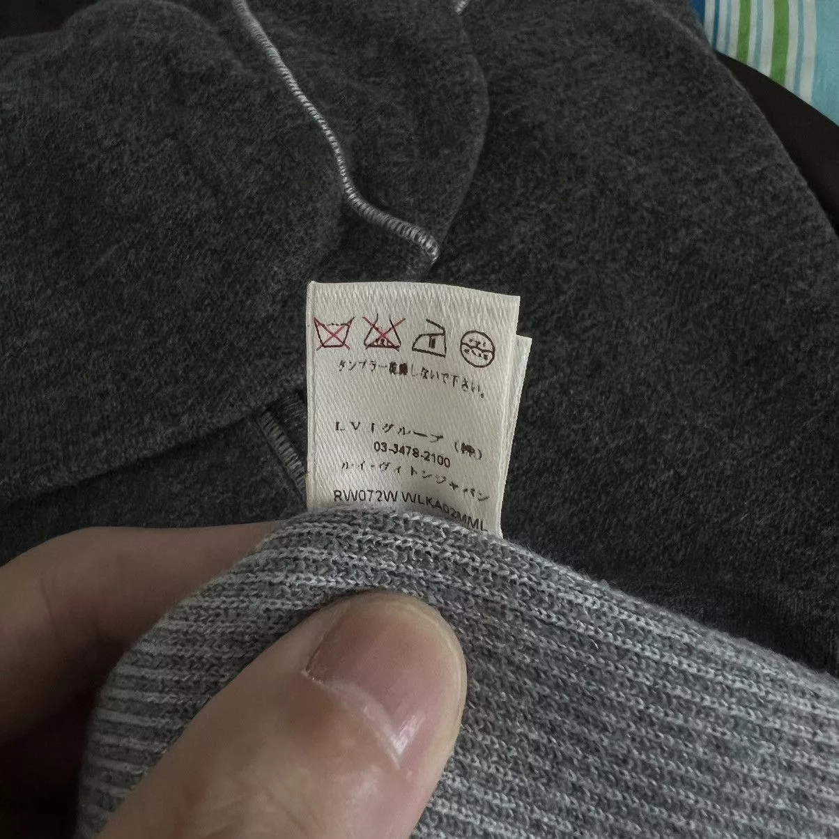 Louis Vuitton Sweatpants Louis Vuitton Grey Cotton Wool Mixed Sweatpants Gray