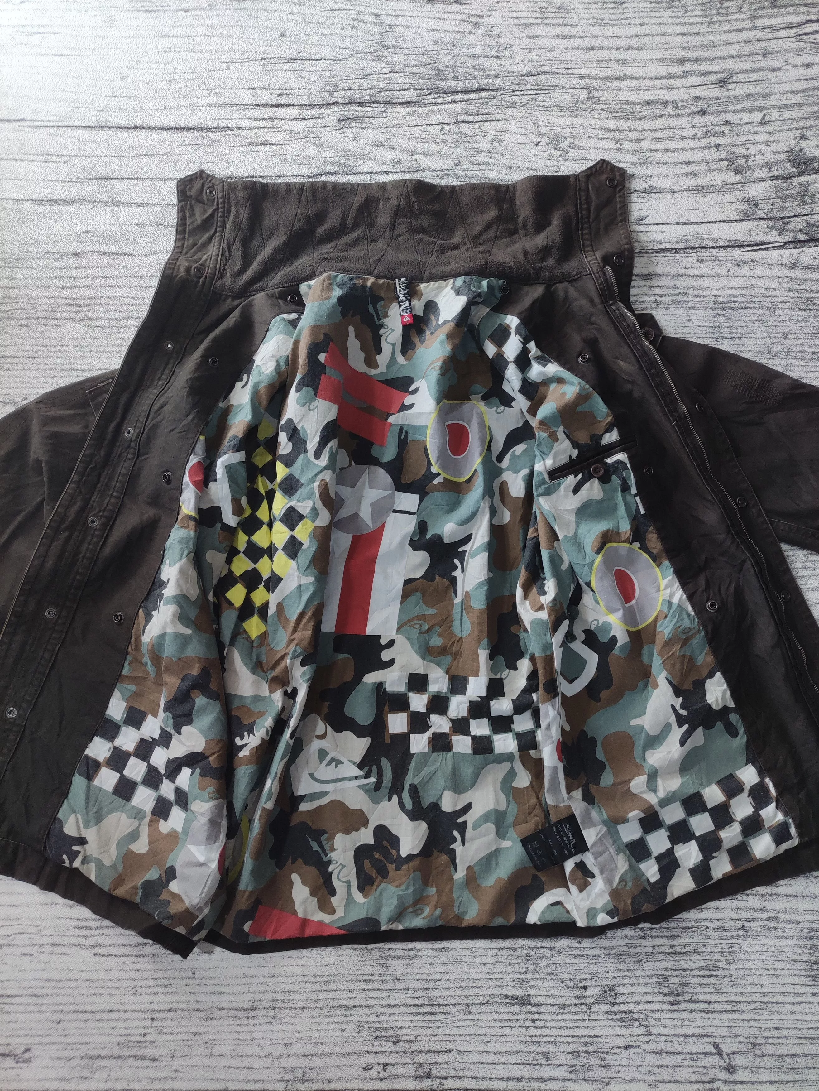 Quiksilver Parkas QUIKSILVER DARK BROWN CANVAS JACKET