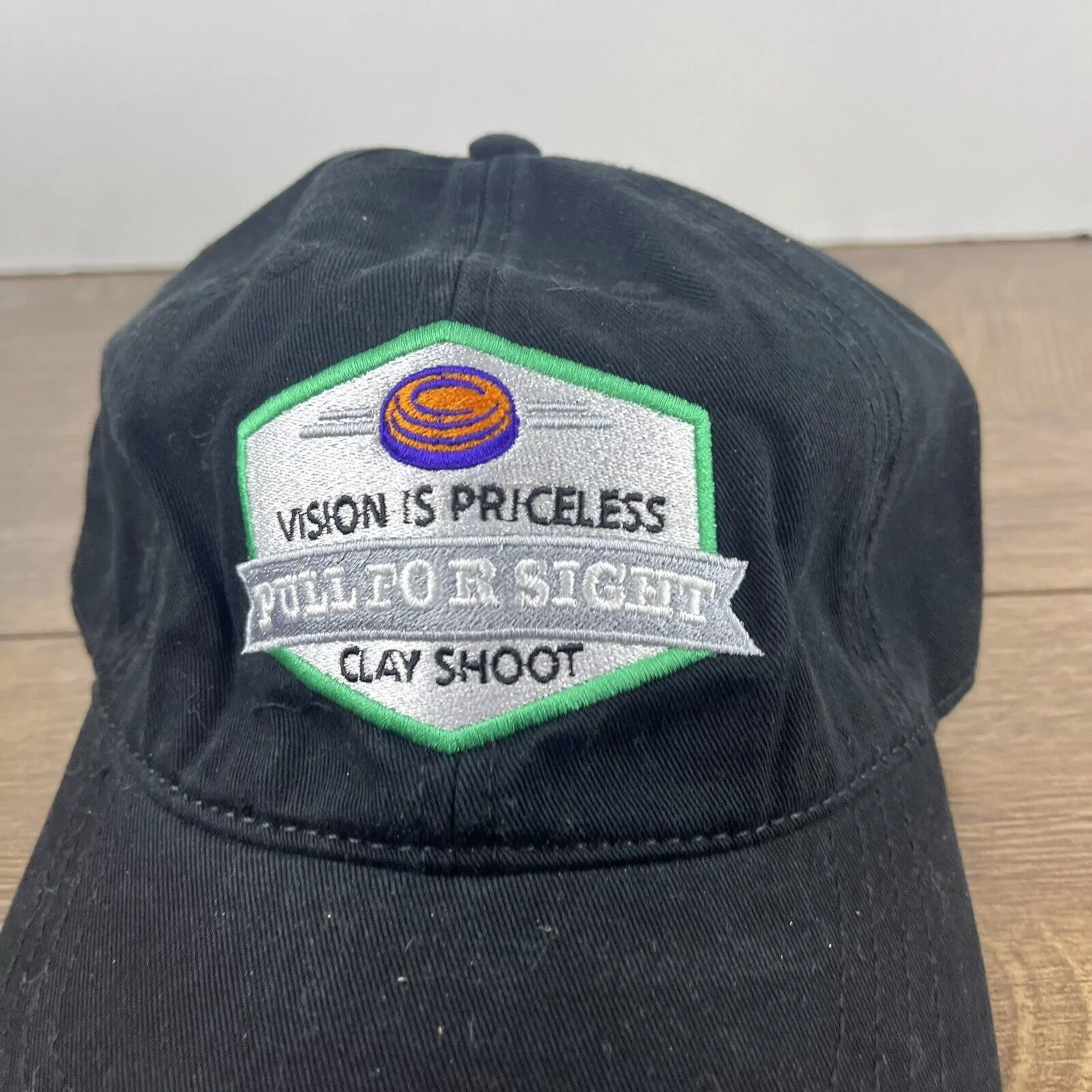 Other Hats Other Pull For Sight Clay Shoot Hat Black Hat Adjustable Adult Siz