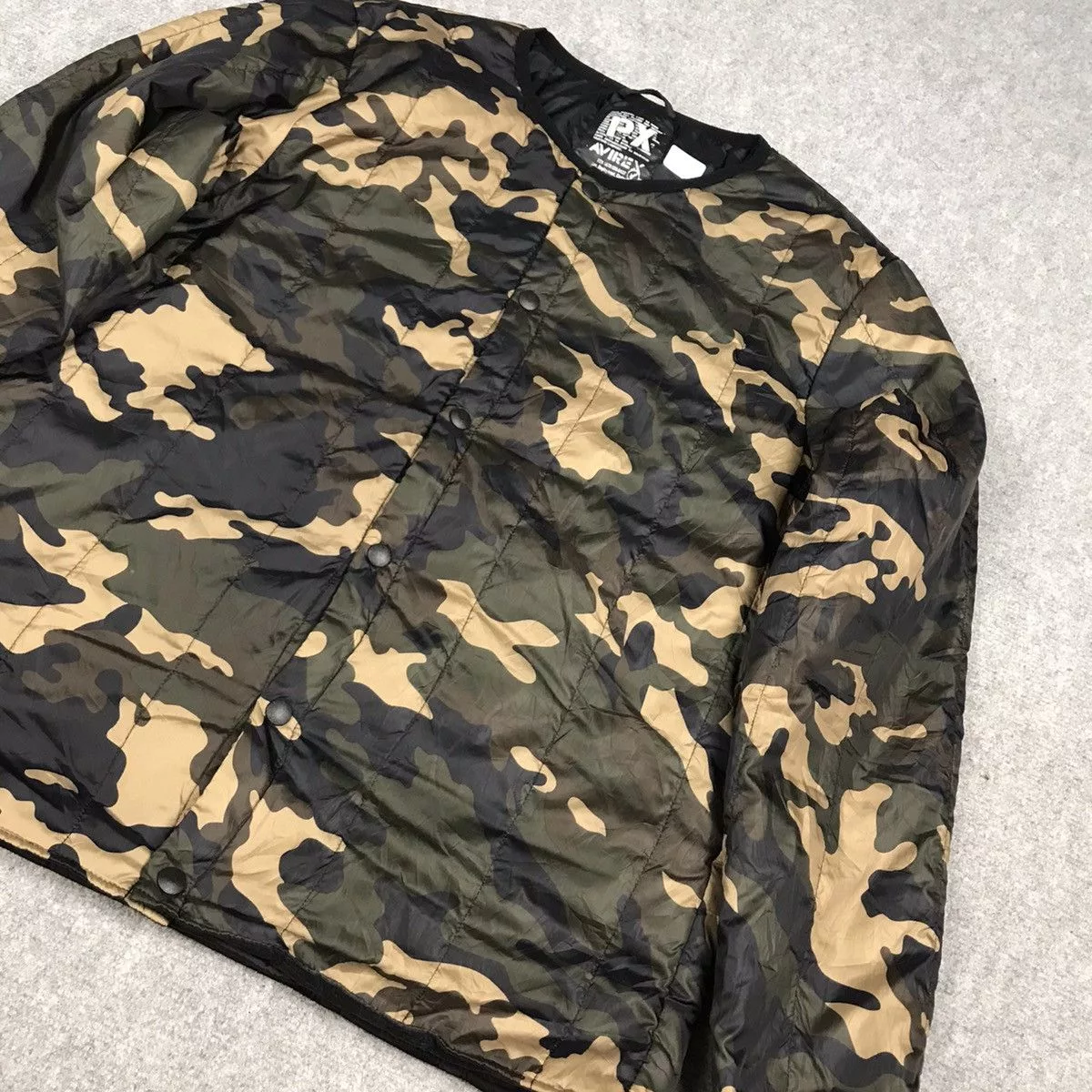 Avirex Light Jackets AVIREX CAMO SNAP BUTTON JACKET Multi