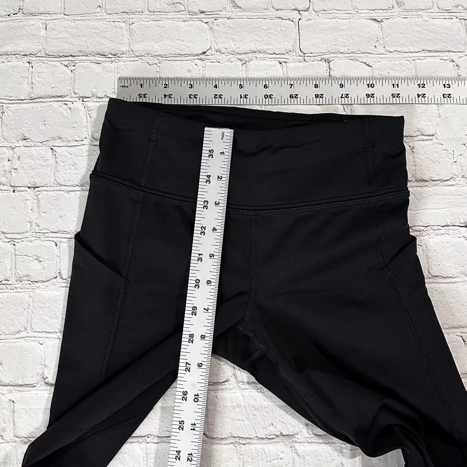 Black full length Lululemon Leggings size 2