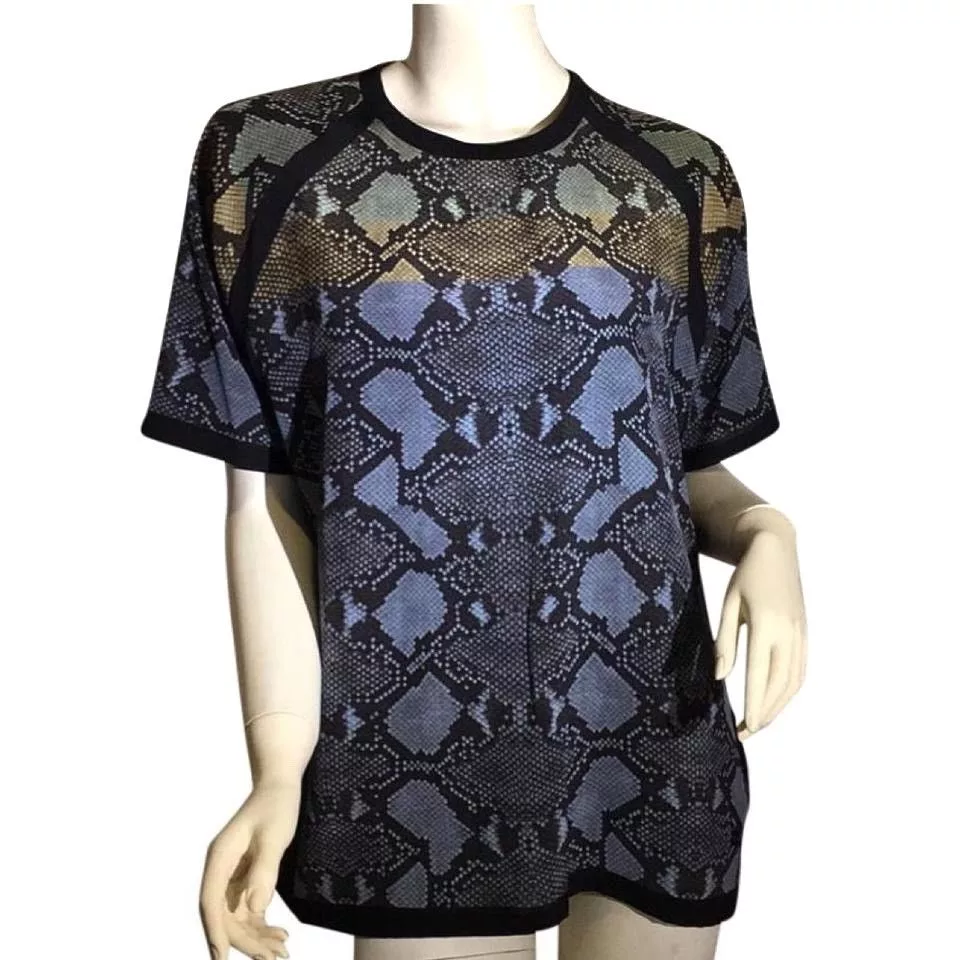 Gucci Blouses Gucci Silk Python Print Blouse Multi