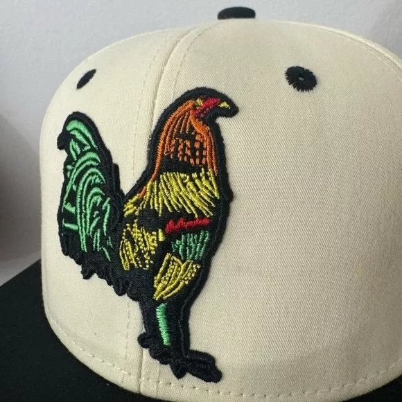 Designer Hats Designer NEW ROOSTER MEXICO OFF-WHITE FLAT BILL SNAPBACK Multi