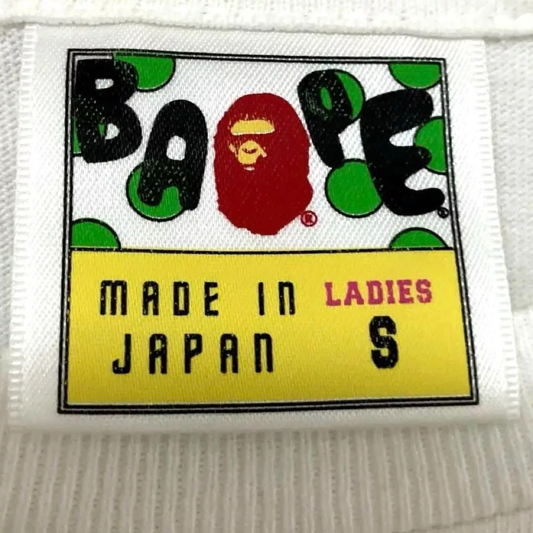 Bape Short Sleeve T Shirts Bape Baby Lisa Tee White
