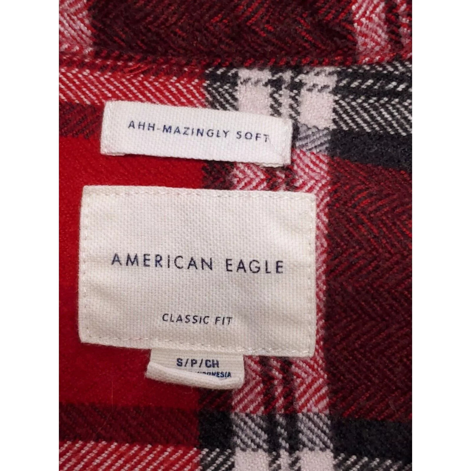 American Eagle Outfitters Shirts Button Ups American Eagle Outfitters American Eagle Button Up Shirt Adult Mens Size Small S Red