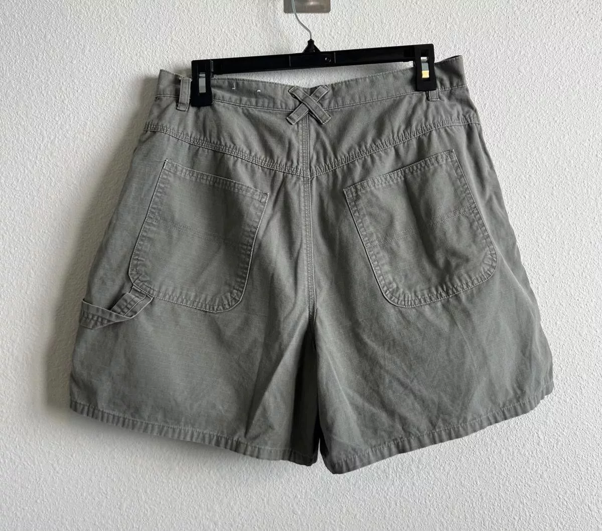 Designer Shorts Designer Dark Green, Army Green Carpenter Utility Shorts Y2K Style