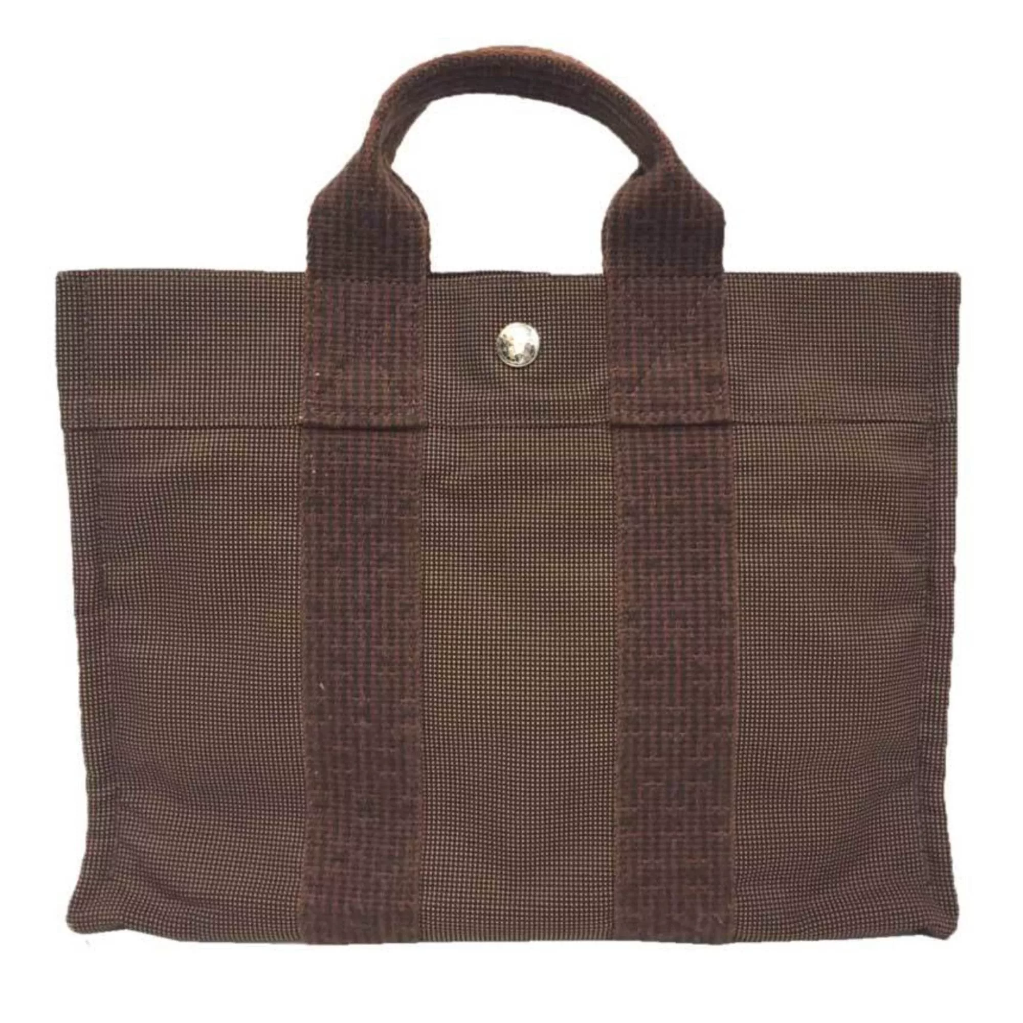 Hermes Other Hermes Air Line Tote Bag SAC DE VOYAGE HERLINE PM Nylon Canvas Brown Hand Men's Women's
