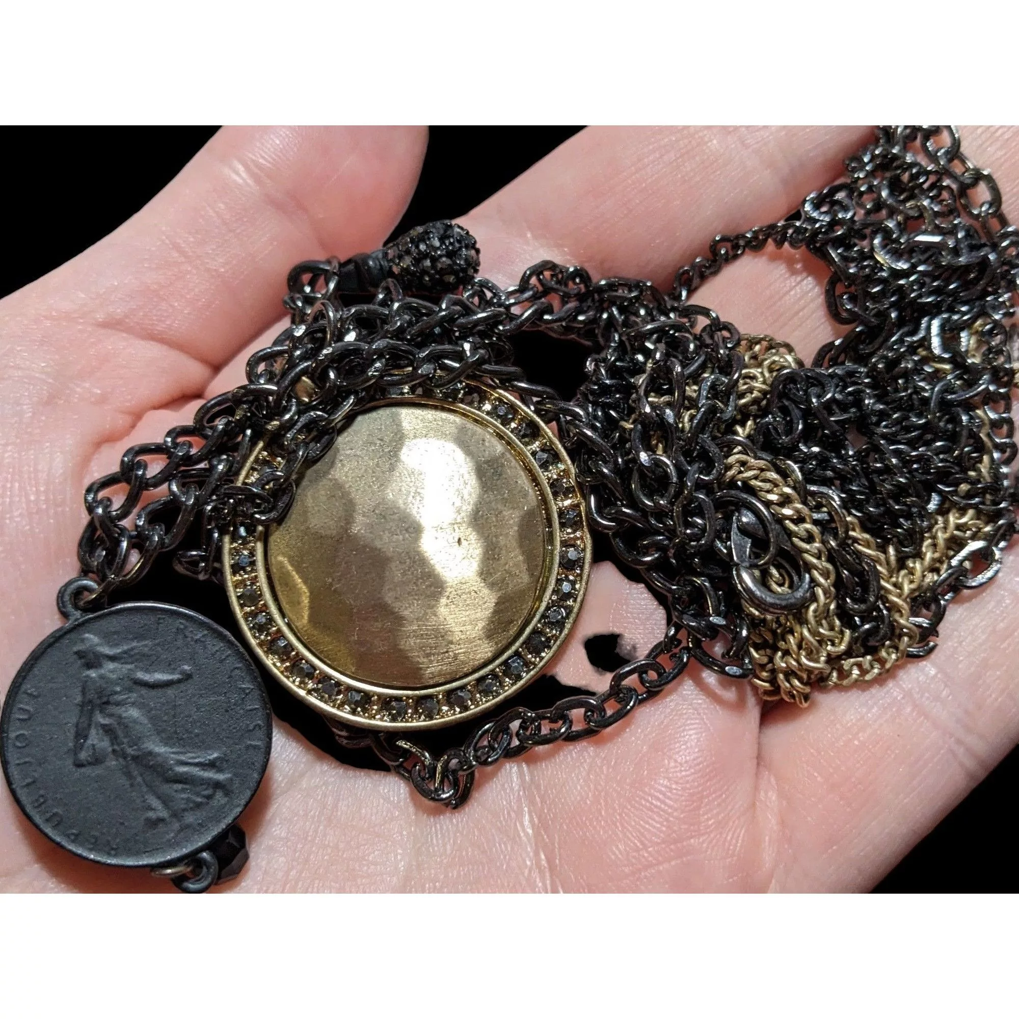 Other Necklaces Other Multilayer Medallion Necklace