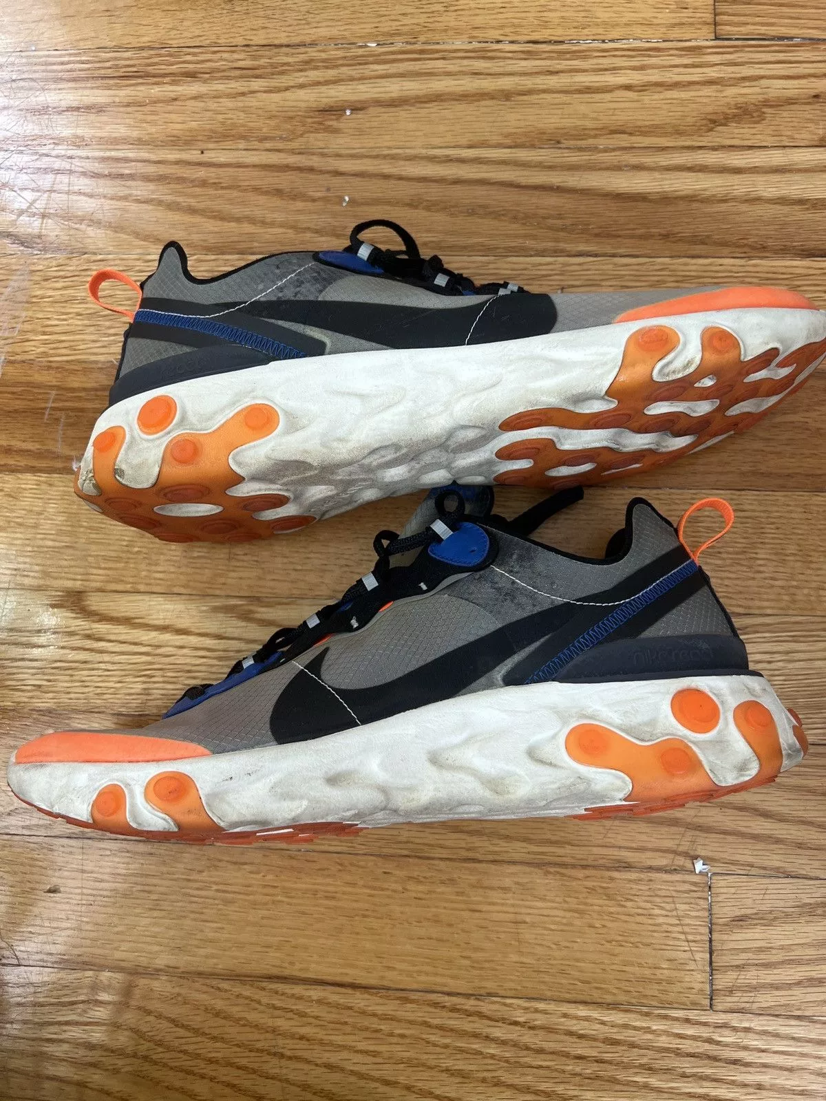 Nike Low Top Sneakers Nike React Element 87 Gray