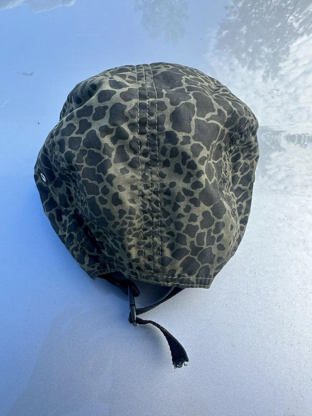 Supreme Hats Supreme Leopard Print Cap Green