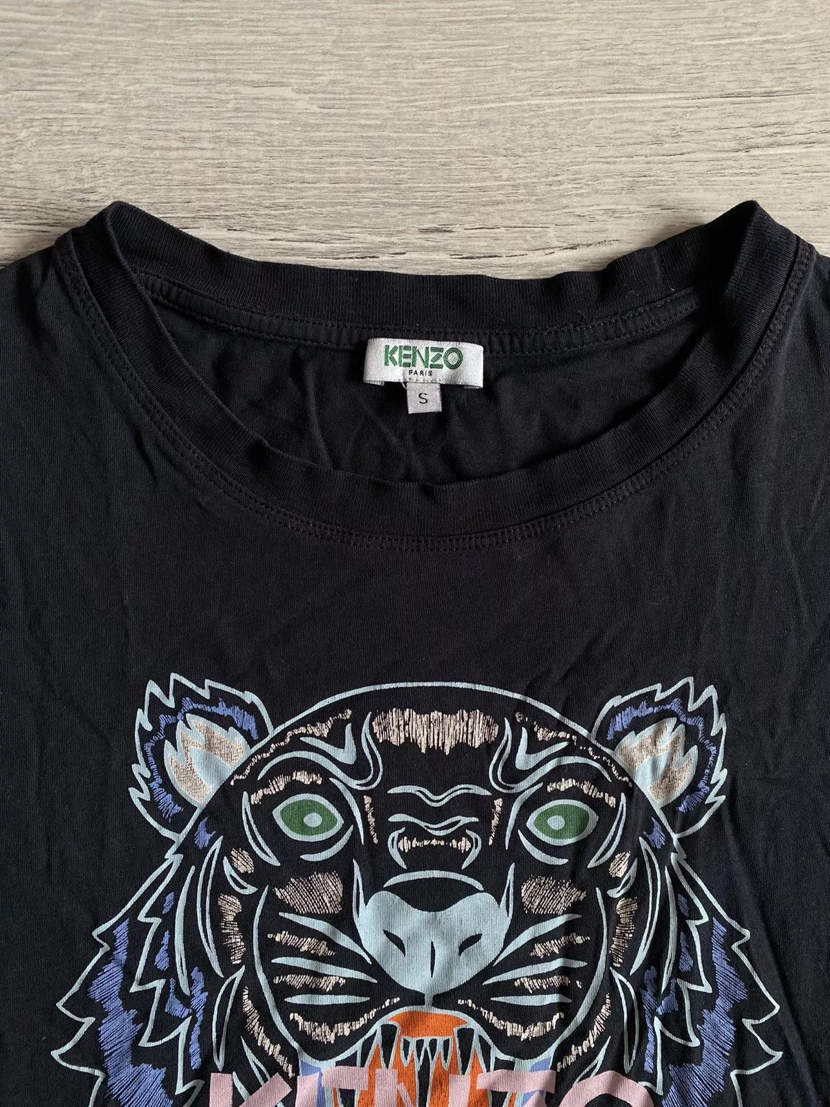 Kenzo Short Sleeve T Shirts Kenzo Tiger Tee Black