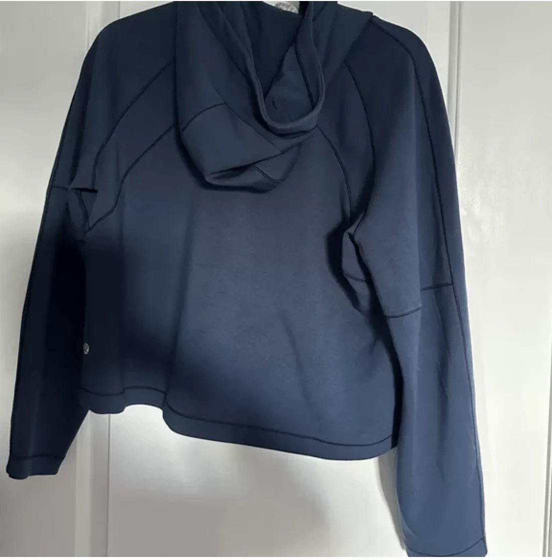 Lululemon Sweaters Lululemon Airwrap pullover hoodie Blue