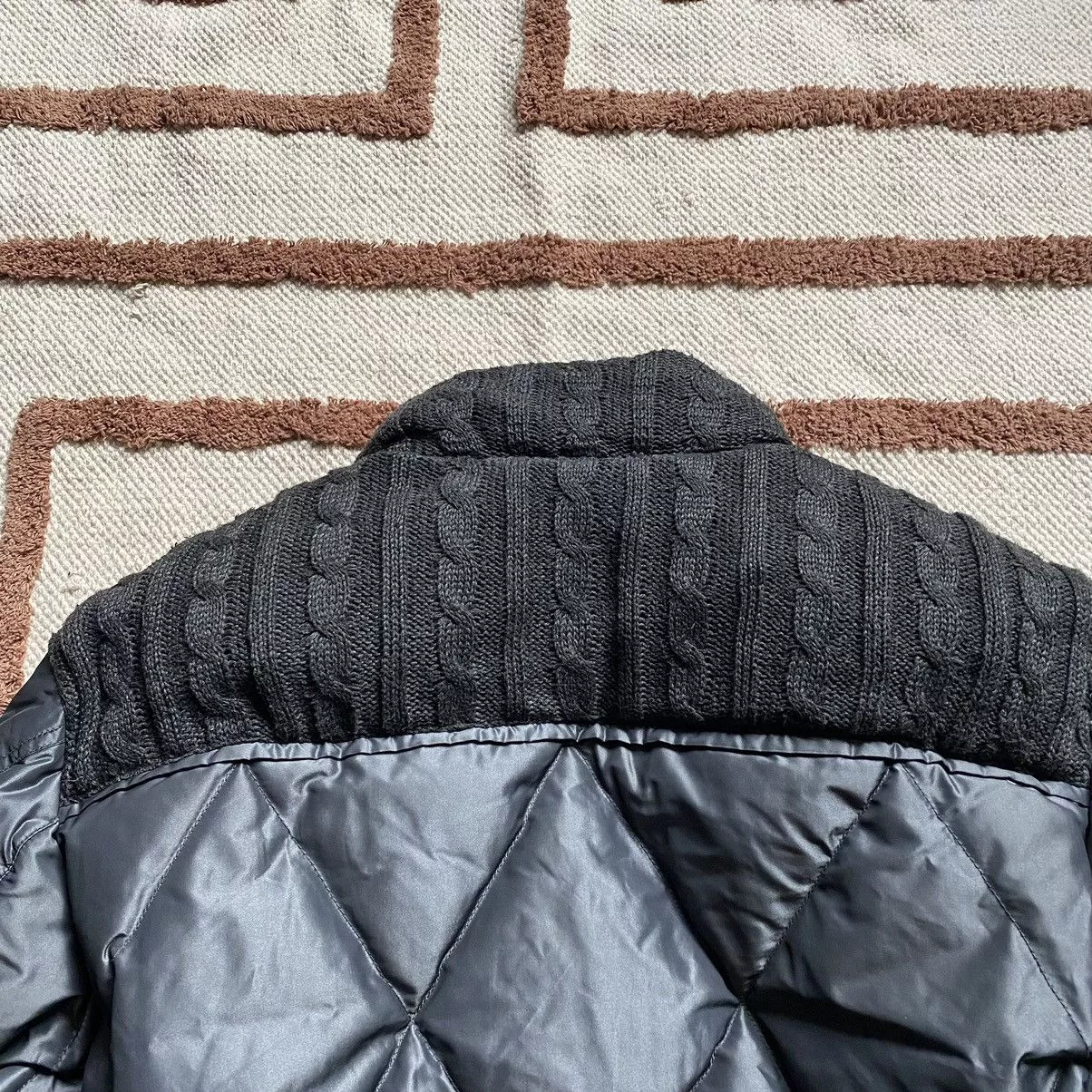 Denis Simachev Bombers Denis Simachev × Designer DENIS SIMACHEV DESIGNER NYLON DOWN PUFFER JACKET Gray