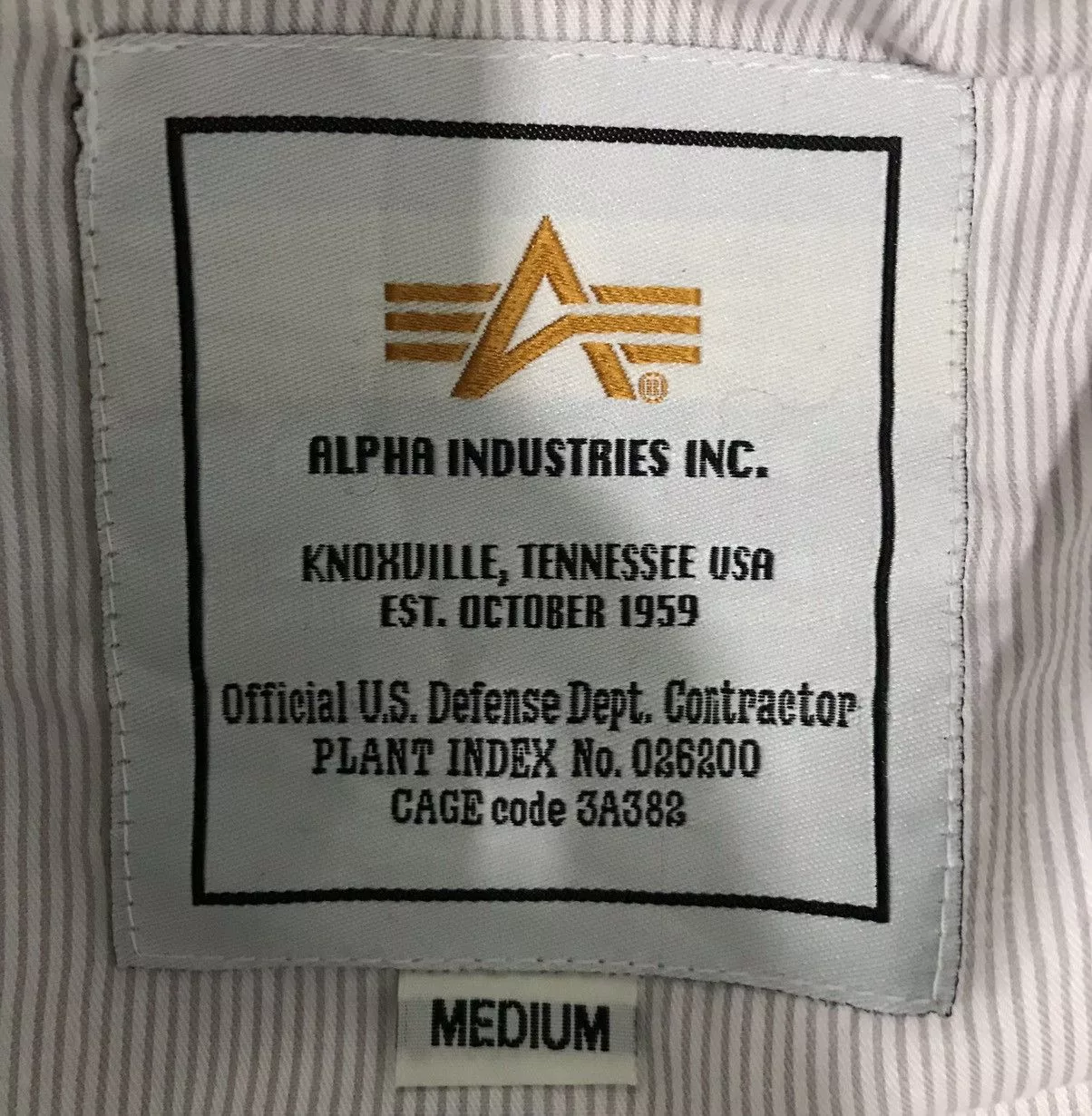 Alpha Industries Light Jackets ALPHA INDUSTRIES INC. JACKET White