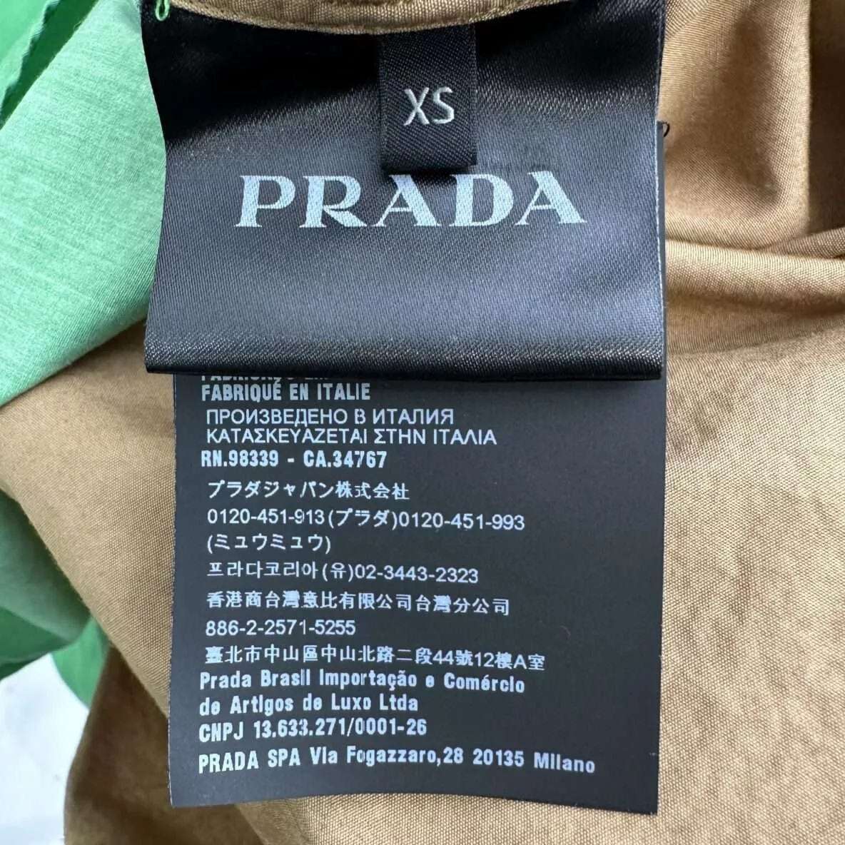 Prada Shirts Button Ups Prada Robot Double Match Button Up Shirt Brown