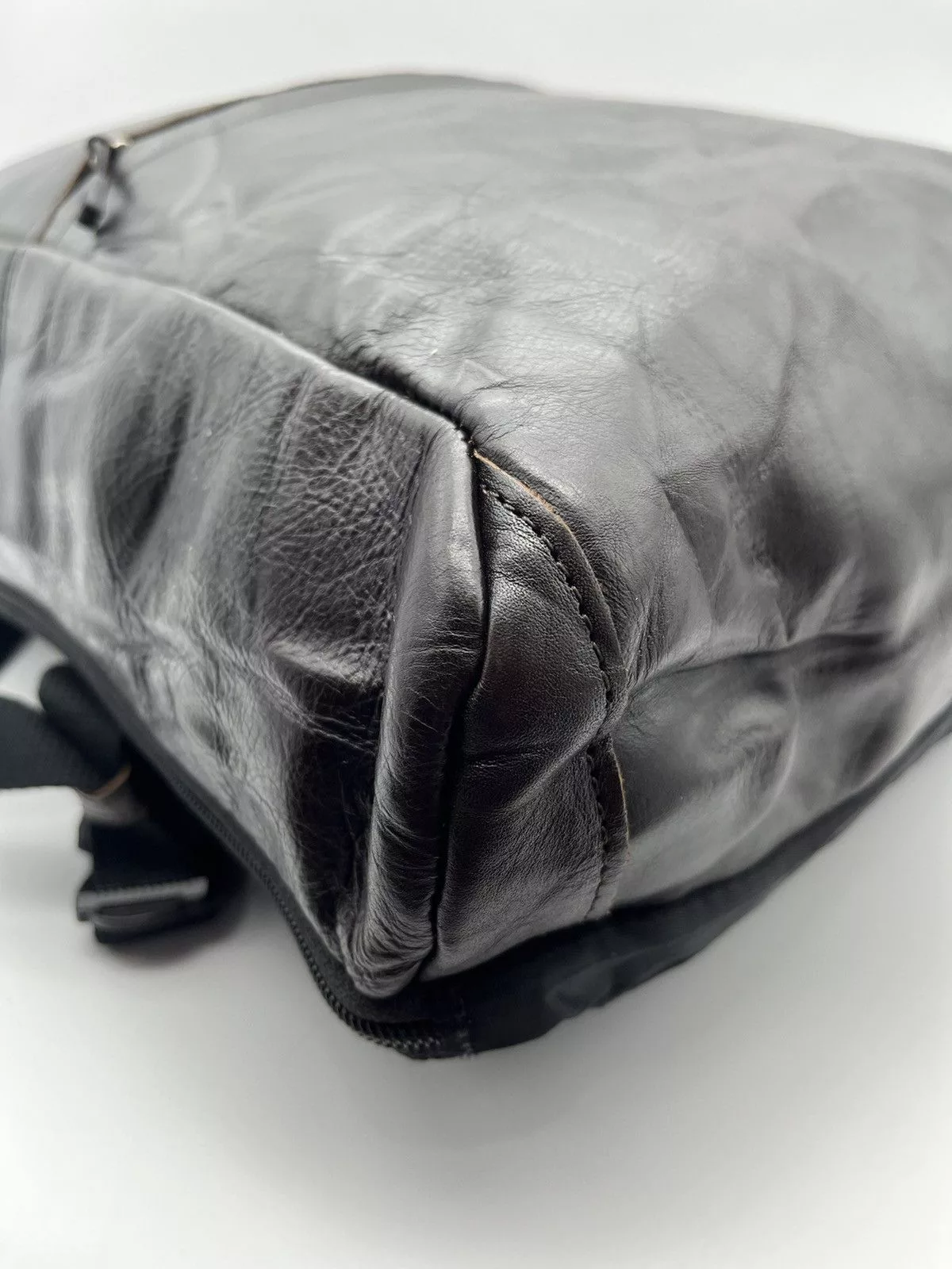 Leather Bags Luggage Leather Backpack Doublee Marvest Compration Brown