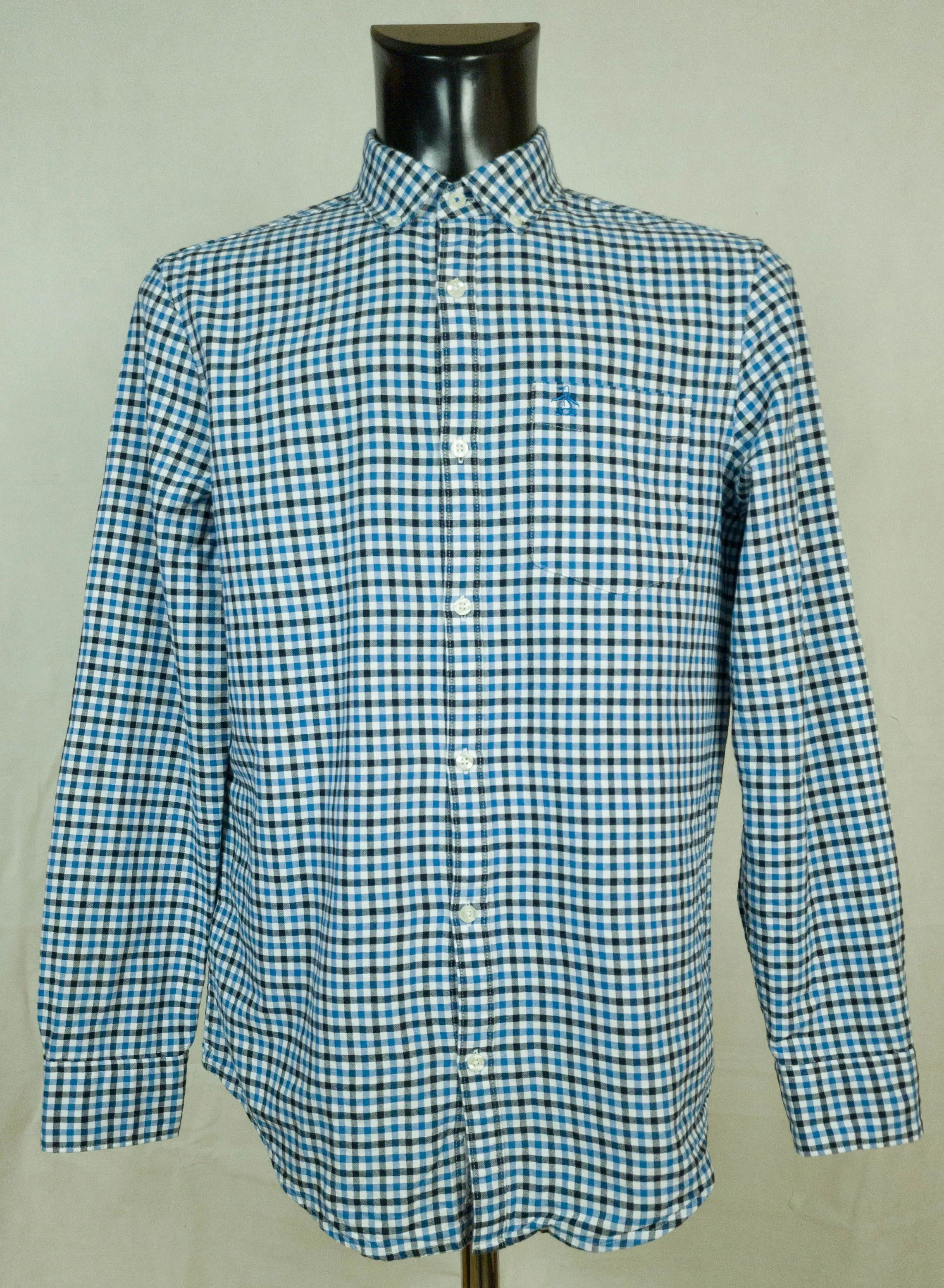 Original Penguin Shirts Button Ups Original Penguin MENS PENGUIN SHIRT LONG SLEEVE COTTON SIZE M Multi