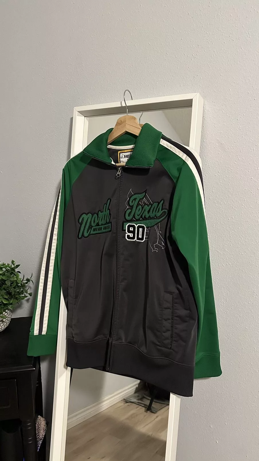 Vintage Light Jackets Vintage UNT Jacket Gray