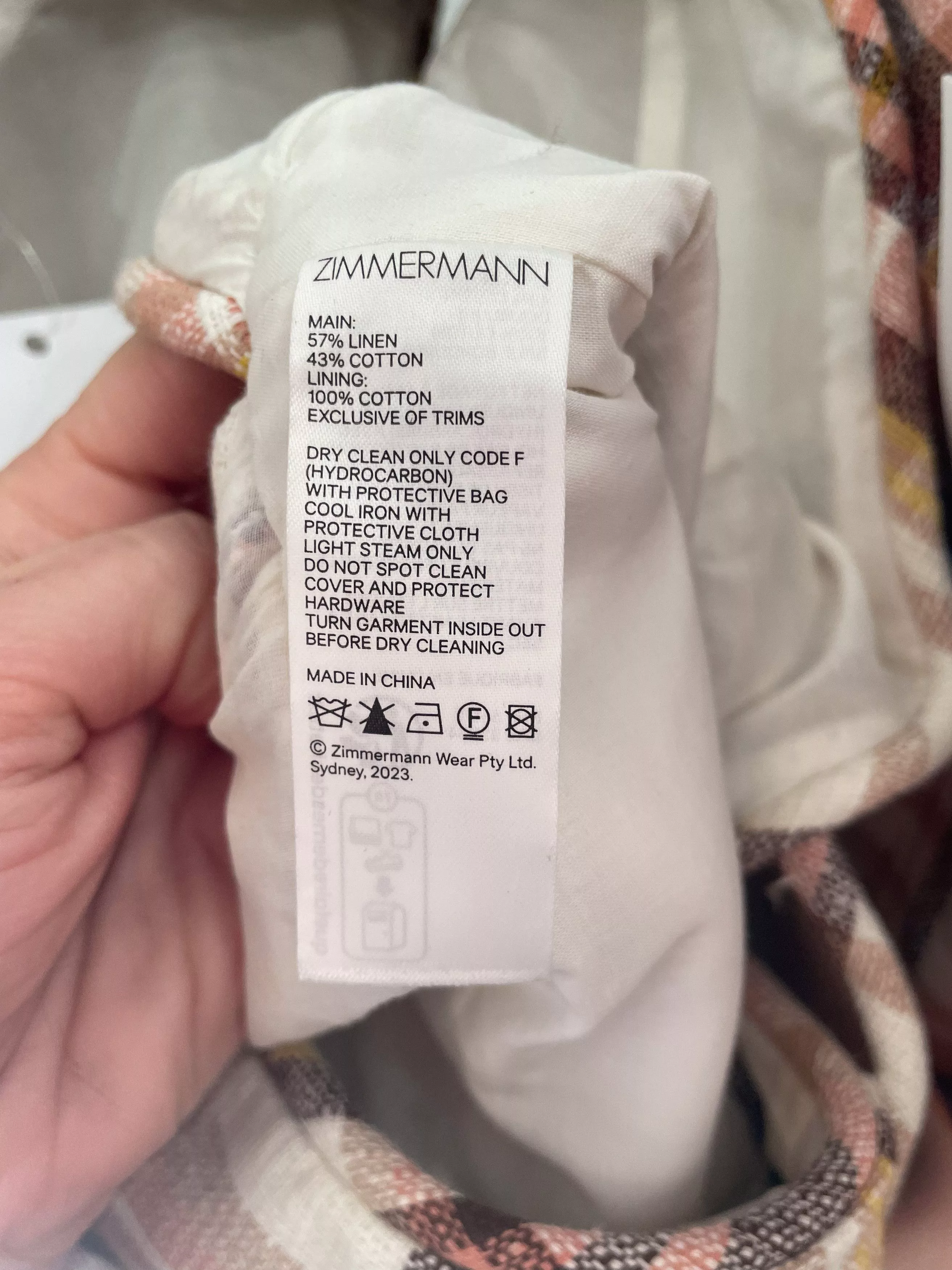 Zimmermann Bodysuits Zimmermann 2 Piece Matchmaker Check Bow Multi