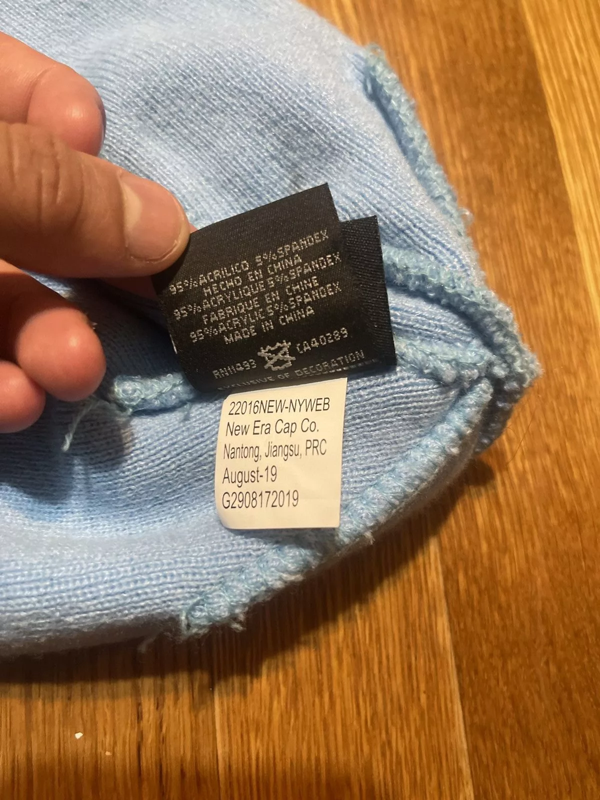 Supreme Hats Supreme New Era box logo beanie Blue