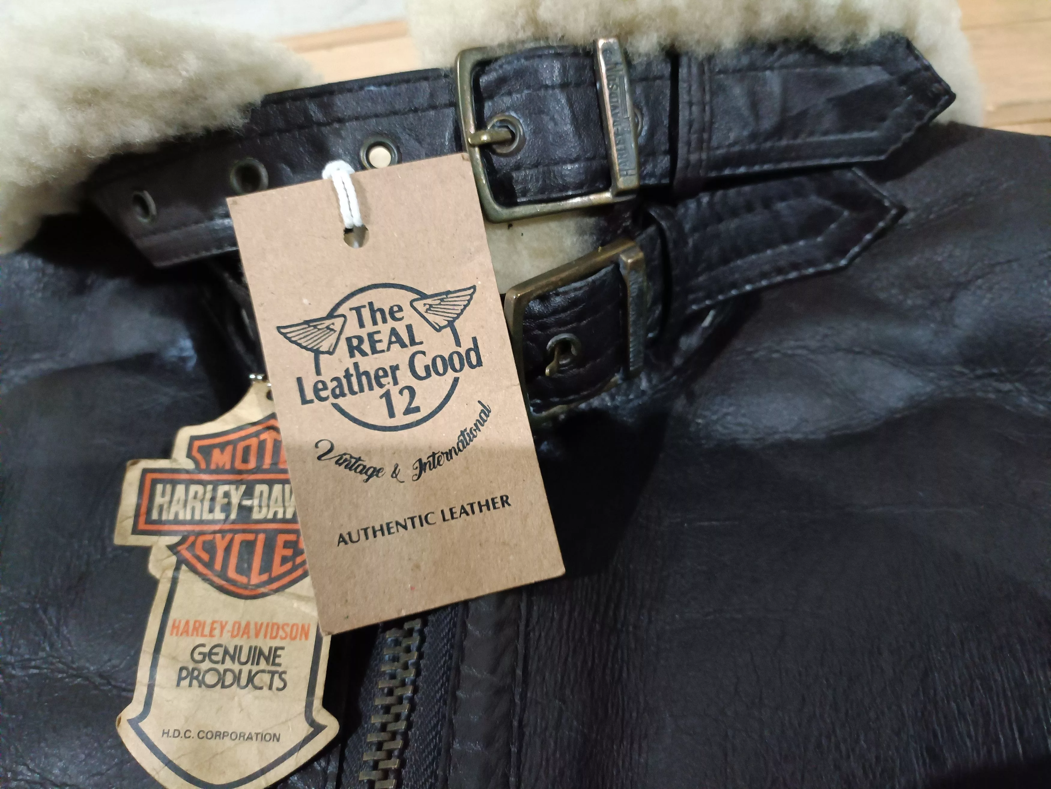 Harley Davidson Leather Jackets HARLEY DAVIDSON TYPE B3 FLIGHT SHEEPSKIN FLIGHT JACKET Brown