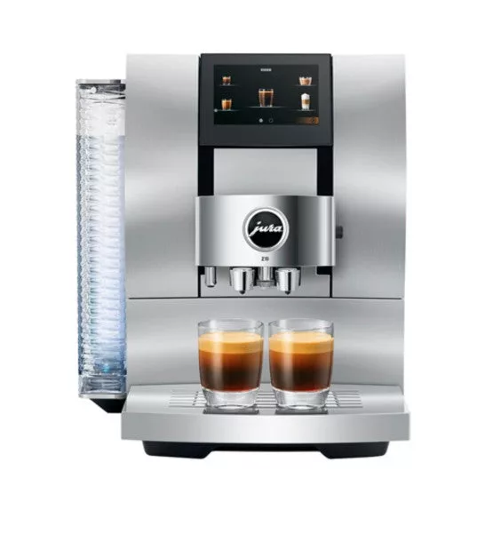 --Jura Z10 Hot & Cold Espresso Machine Silver and White