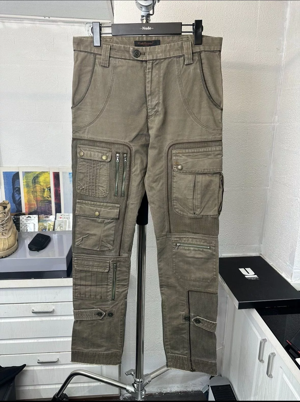 Undercover Casual Pants Undercover aw04 sample jeans Brown
