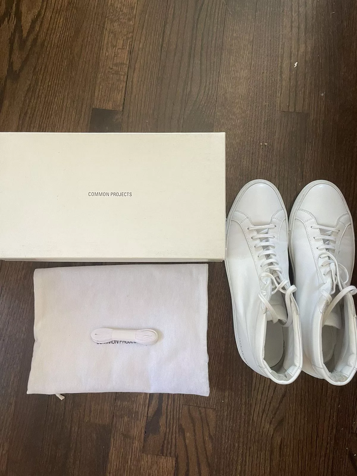 Common Projects Casual Leather Shoes Common Projects Achilles High White