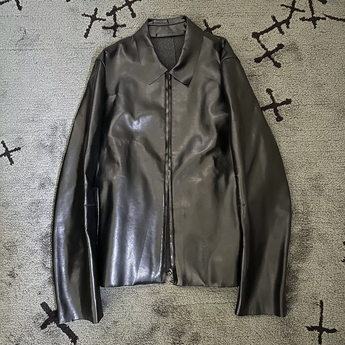 Neil Barrett Light Jackets Archive Neil Barrett Fall 2000 Polyurethane Jacket Vintage Black