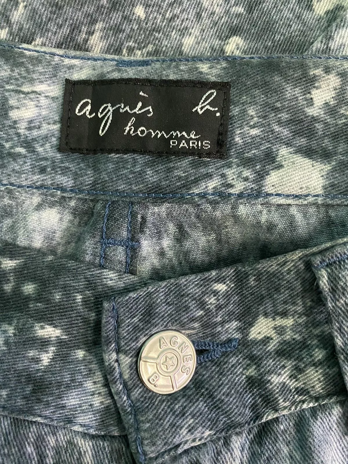 agnes b. Casual Pants agnes b. × Japanese Brand AGNES B ACID WASH PANTS Multi