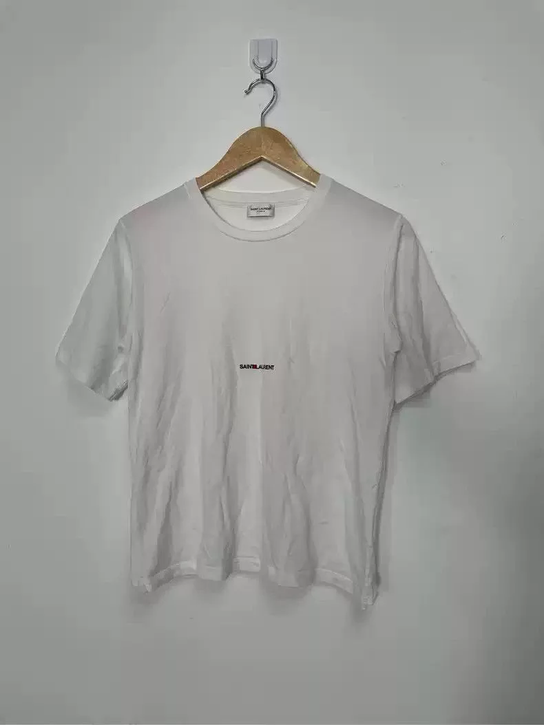 Saint Laurent Paris Short Sleeve T Shirts Saint Laurent Paris Saint Laurent/short sleeves White