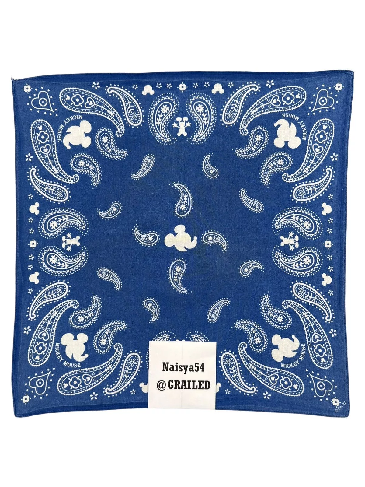 Disney Ties Pocketsquares Disney × Mickey Mouse Mickey Mouse Handkerchief Neckerchief Bandana Pocketsquare Multi