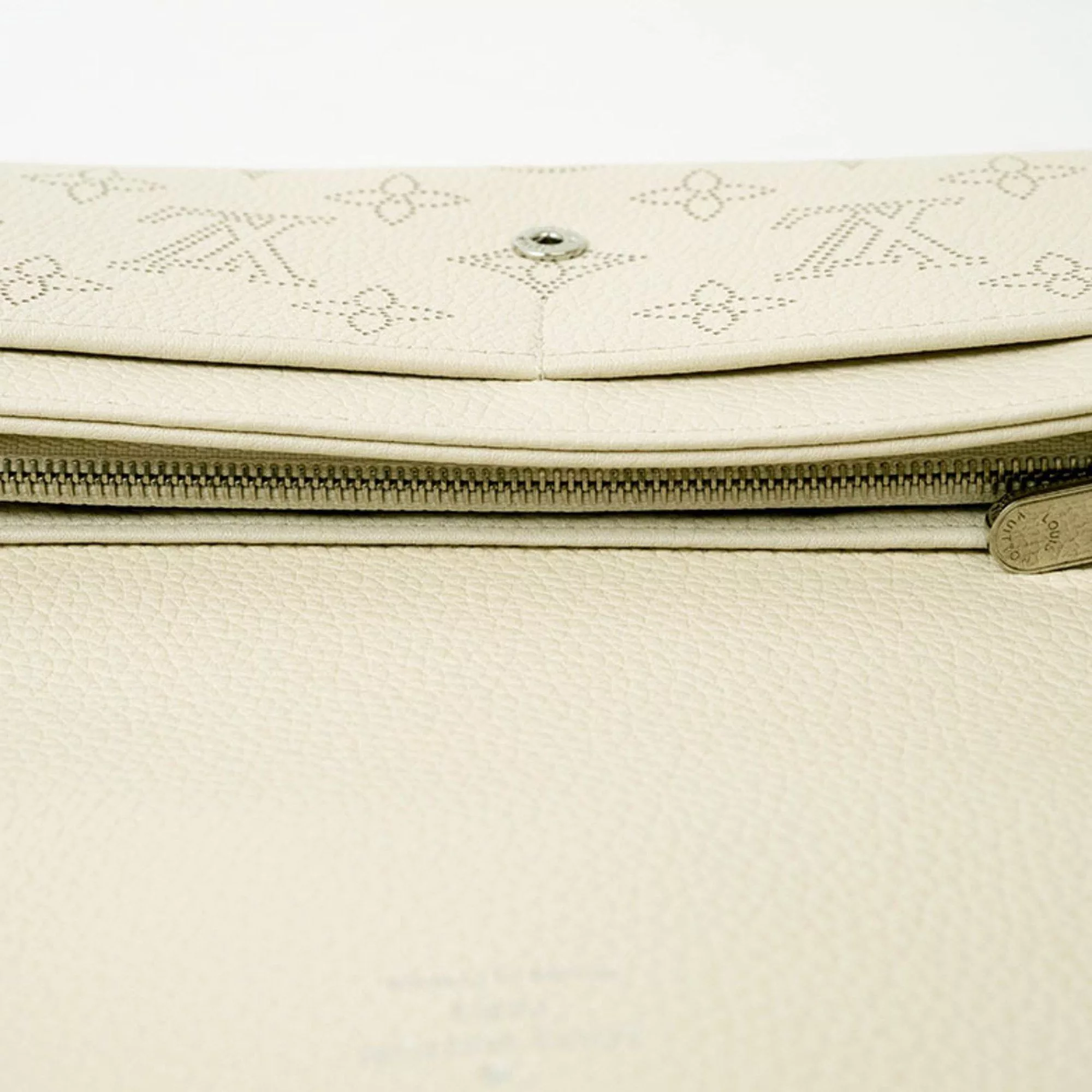 Louis Vuitton Wallets Louis Vuitton Portefeuille Iris Bi-fold Long Wallet Ivory Cream M60177 Women's LOUIS VUITTON Beige