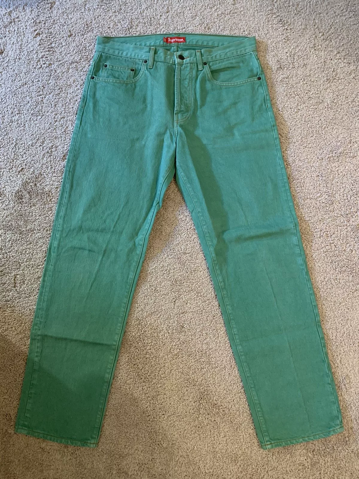 Supreme Denim Supreme Regular Jeans Green