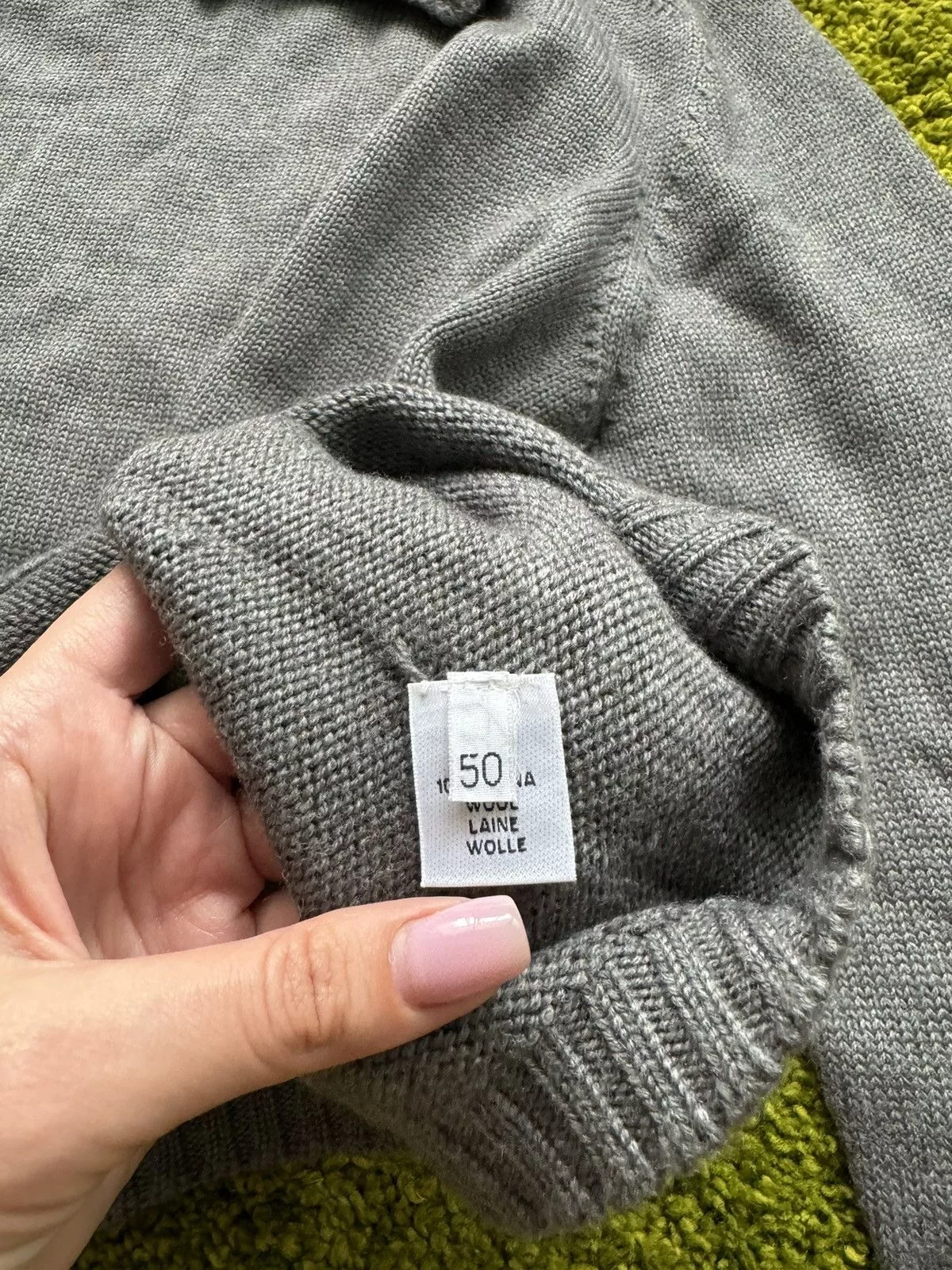 Cruciani Sweaters Knitwear Cruciani 100% wool luxury sweater Gray