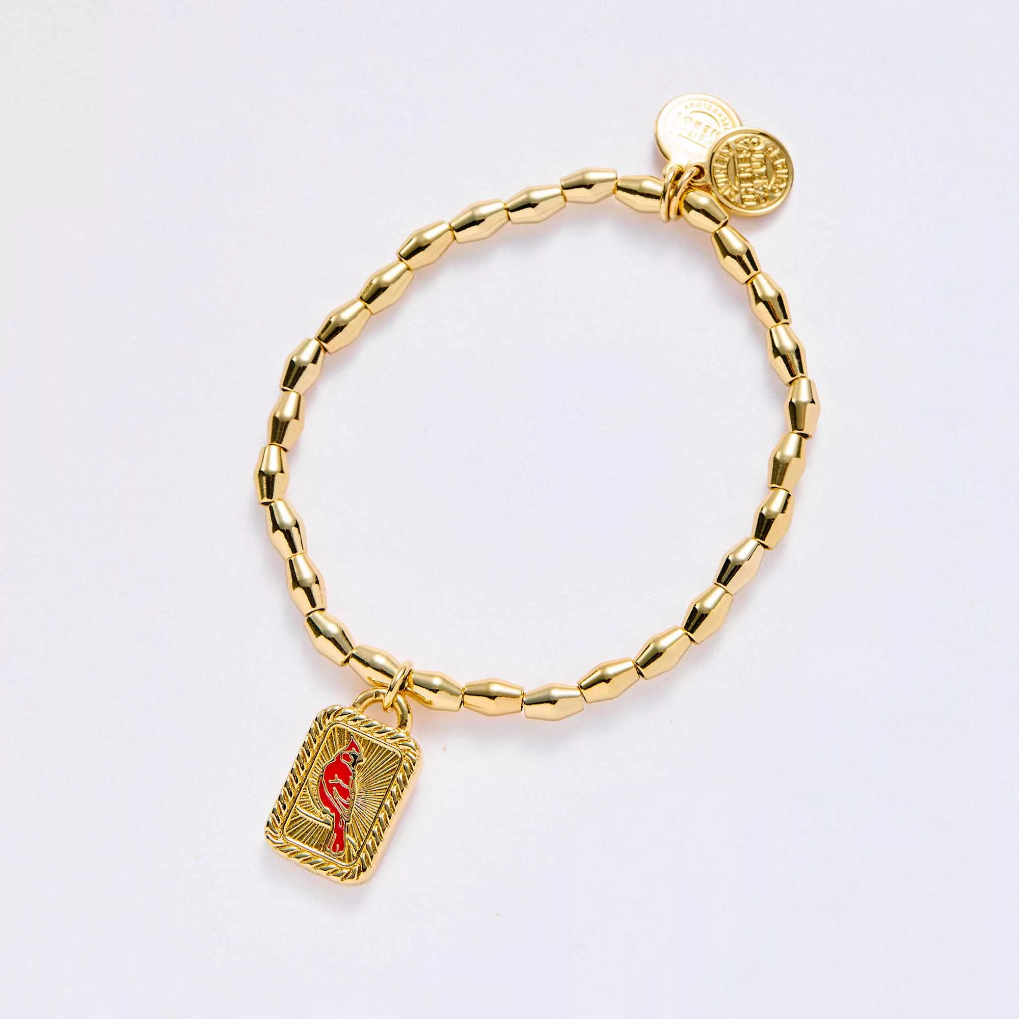 Red Cardinal Beaded Bracelet